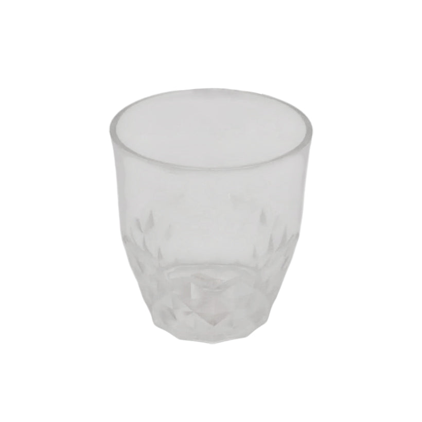 Acrylic Frosted Diamond 340 ml Glass 1pc