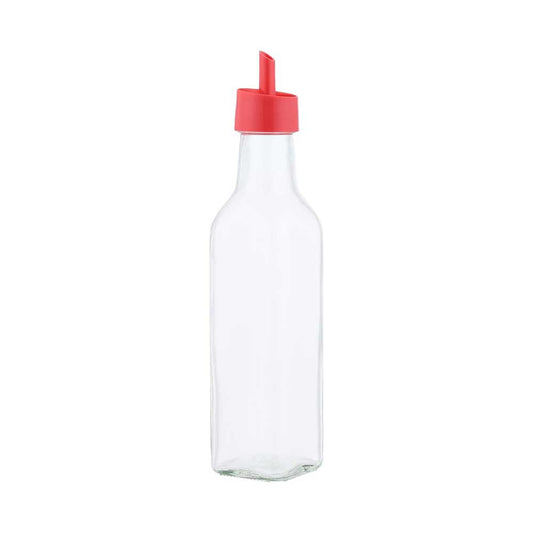 Elegant Zest Oil-Vinegar Red Plastic Lid