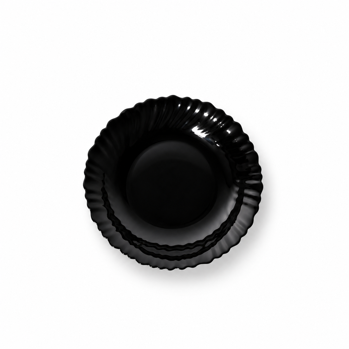 Opal Black 8" Soup Plate