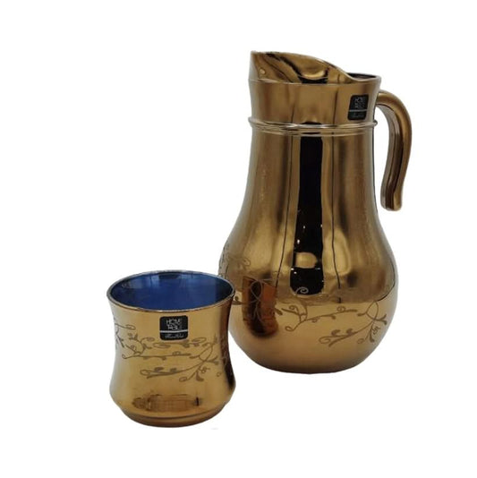 Elegant Golden Jug Glass Set with DOF glass 7PC (Glassware)