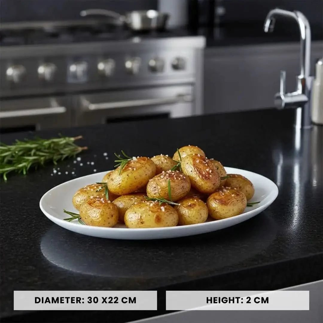 Opal White Serving Dish