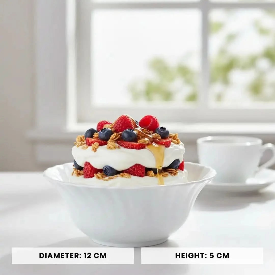 Opal White Individual Bowl