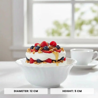 Opal White Individual Bowl