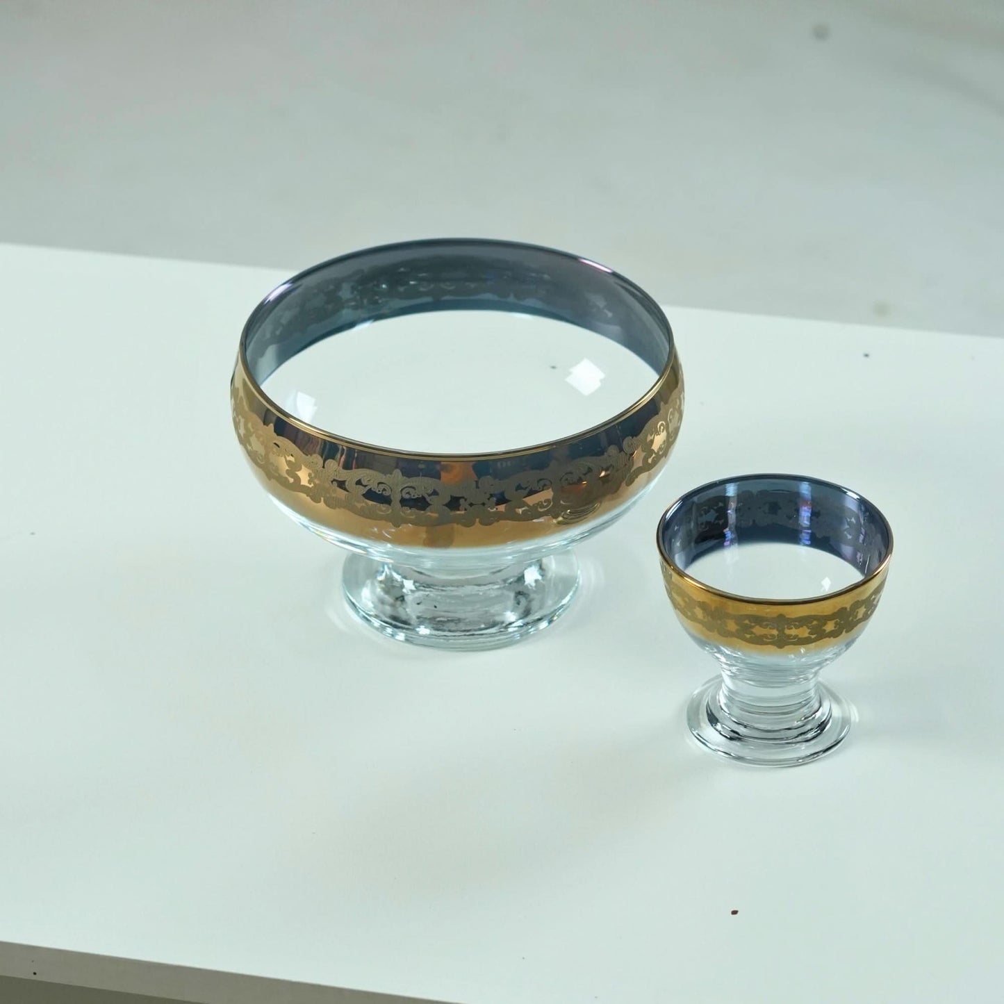 Gold & Cut Ice Cream 7PC Set