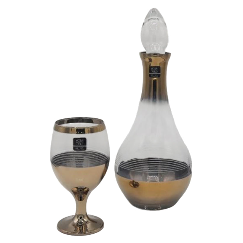 Best Stylish Imperial Golden Carafe Set 7Pcs (Glass)