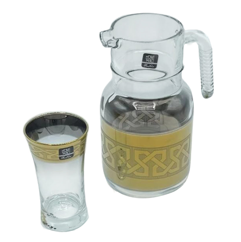 Royal Azur Golden Water Set 7Pc (Glass)