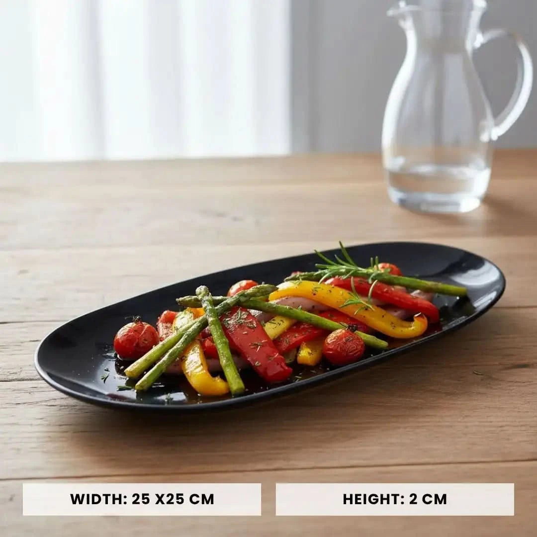 Opal Black Serving Dish