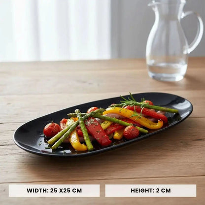 Opal Black Serving Dish