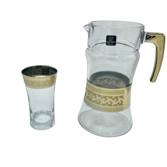 Premium Azur Golden Water Set 7Pc (Glass)