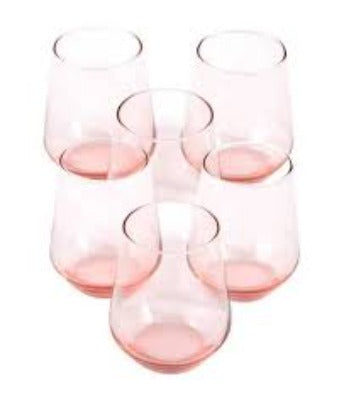 Stylish Allegra Pink Tumbler 6Pc