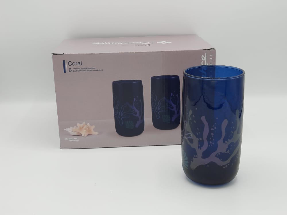 Fashionable Iconic Coral Tumbler 6Pcs