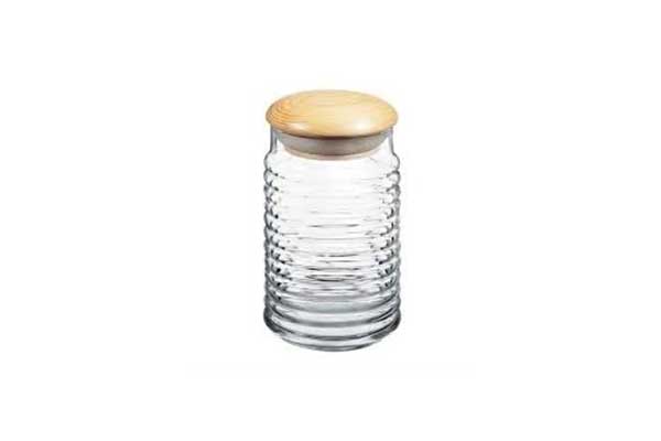 Premium Babylon Midium Jar With Wood Cover