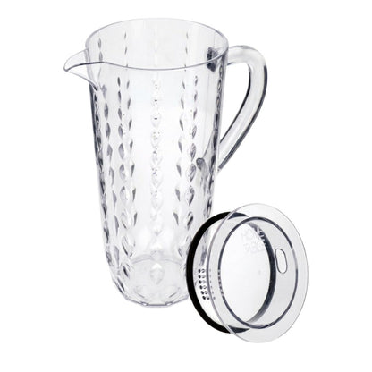 Acrylic Water Drop Cut Jug With Sealed Cap 1Pc