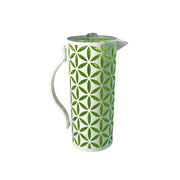 Flower Cut Double Colour White+Blue Jug 1.8L