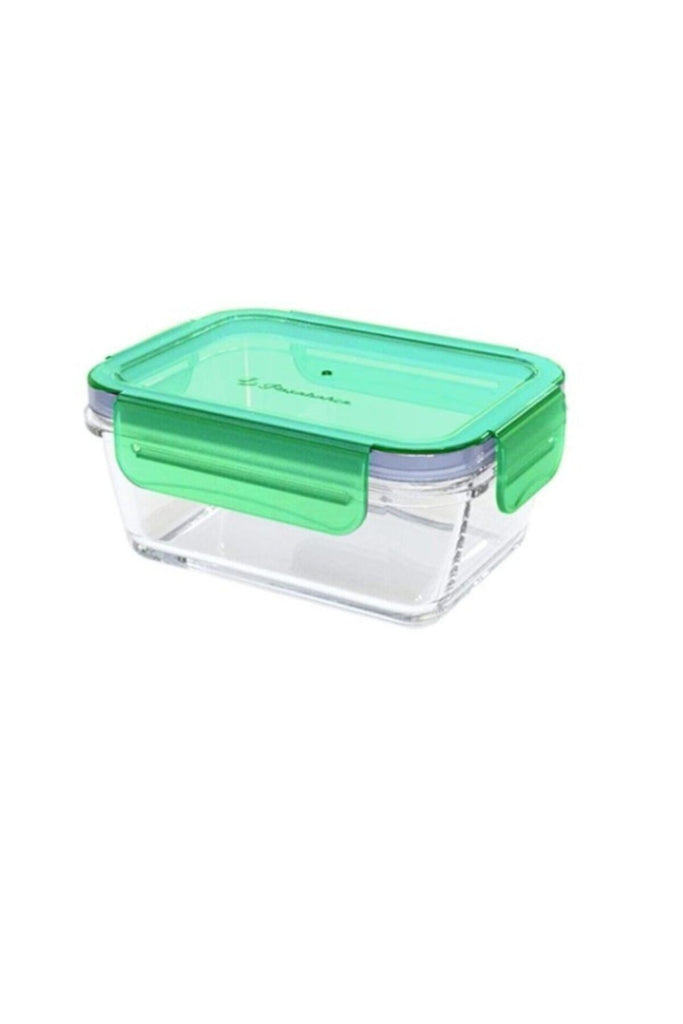 Fashionable Lockie & Lock Storage Bowl With Green Cap