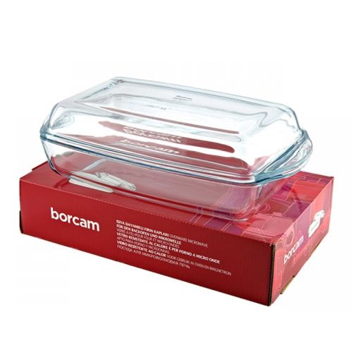 Premium Rectangular Casserole With Cover 2Ltr