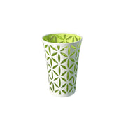 Flower Cut Double Colour White+Red Glass 380 ML
