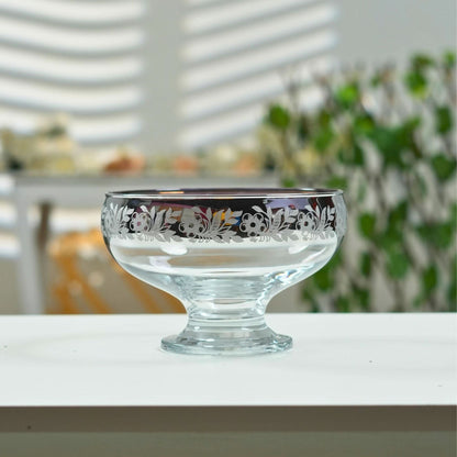 Silver Cut Ice Cream 7PC Set