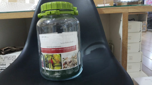 JAR 4LTR GREEN LID