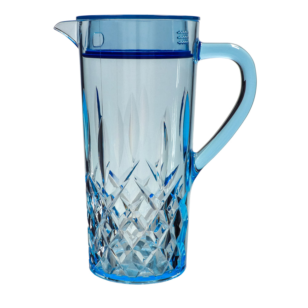 Acrylic Diamond Cut Jug With Sealed Cap 1Pc