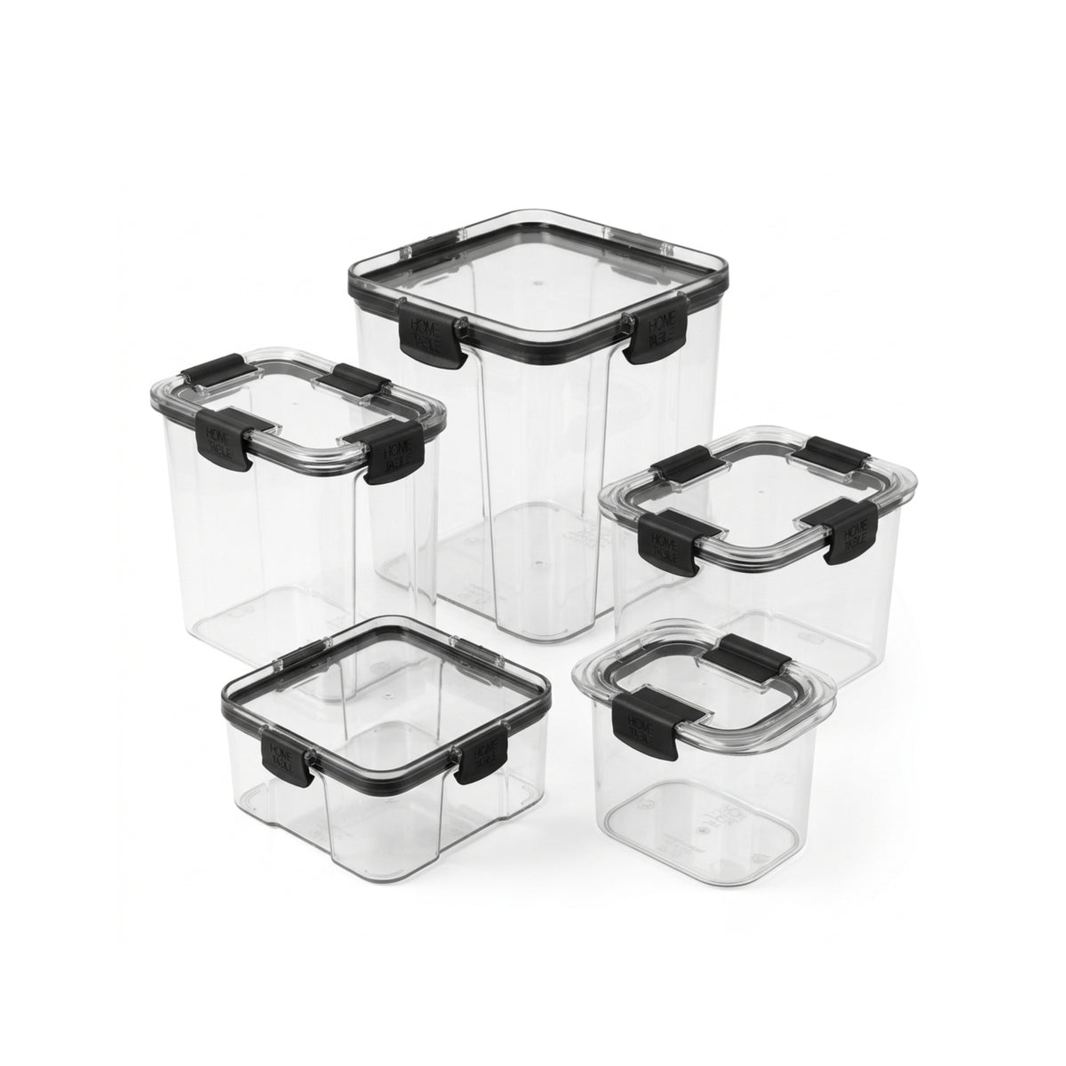 Complete Pantry Organizer Pack – Set of 5 Storage Boxes