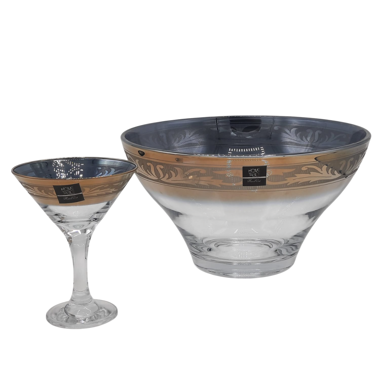 Venezia H/GOLD & Cutting Ice Cream Set 7PC