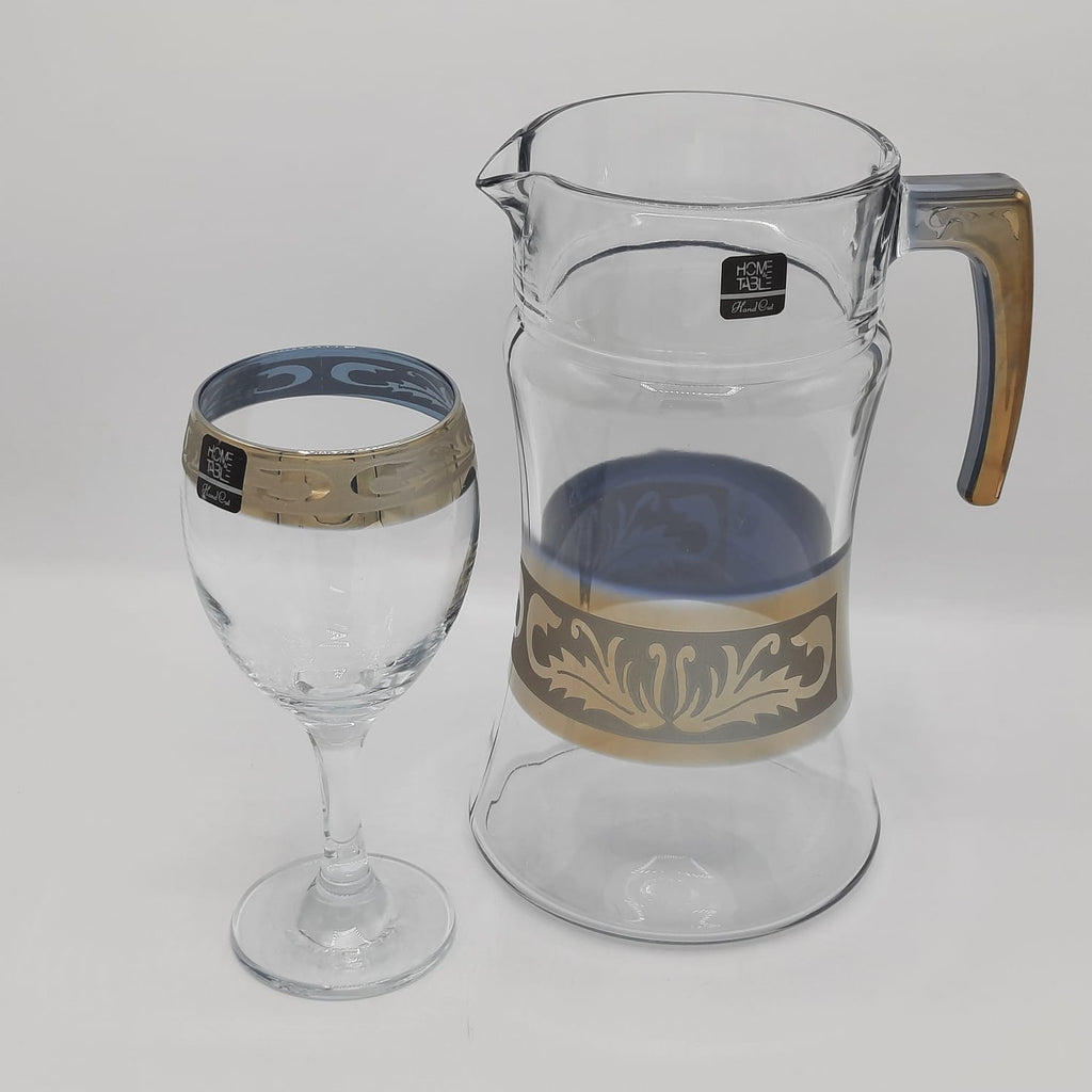  Glass Jug with Glasses Set