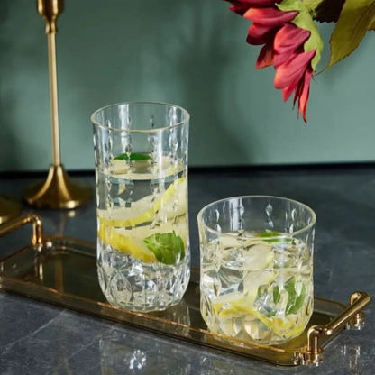 Acrylic Water Drop Cut Hb Glass 1Pc