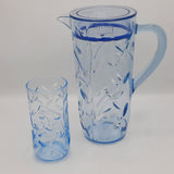 Acrylic Leaves Cut Water Set 7 Pc (Hb Glass)