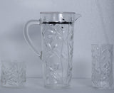 Acrylic Leaves Cut Water Set 7 Pc (DOF Glass)