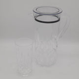 Acrylic Diamond Cut Water Set 7 Pc (Hb Glass)