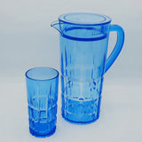 Acrylic Spearhead Cut Water Set 7 Pc (Hb Glass)