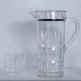 Acrylic Spearhead Cut Water Set 7 Pc (DOF Glass)