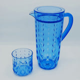 Acrylic Water Drop Cut Water Set 7 Pc (DOF Glass)
