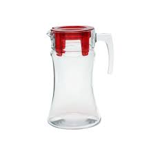 Pasabahce AZUR JUG WITH RED LID