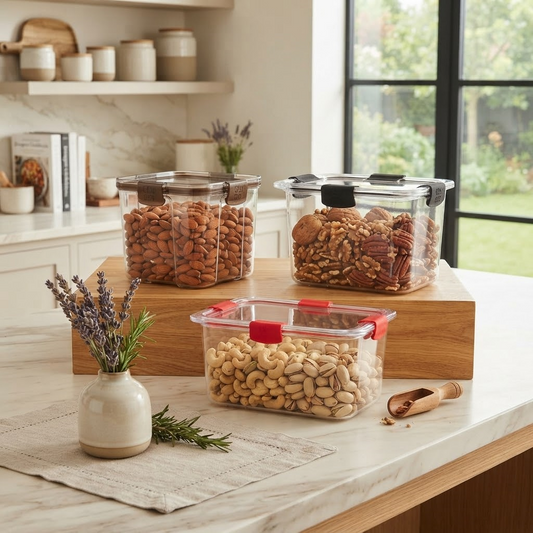 Smart Kitchen Trio – 1 S + 1 M + 1L Storage Box