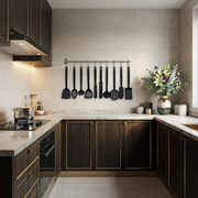 All-in-One Cooking Tools Pack – 9-Piece Black Spatula & Cooking Set