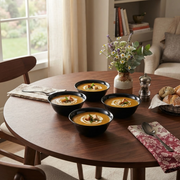 Opal Black Elegance – Set of 4 All Purpose Bowls