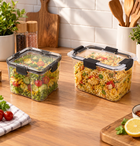 1M & 1L Airtight Food Container Set
