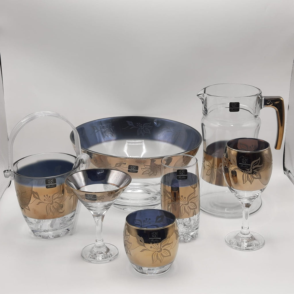 Refined Monte Carlo Crystal Drinkware Cool Set - 28 Pcs