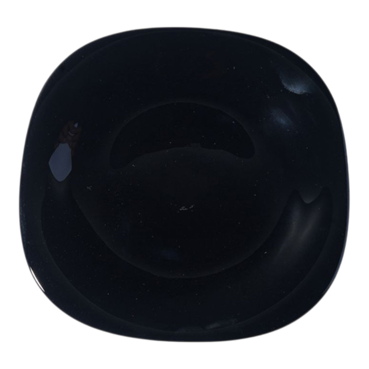 Opal Black Dessert Plate