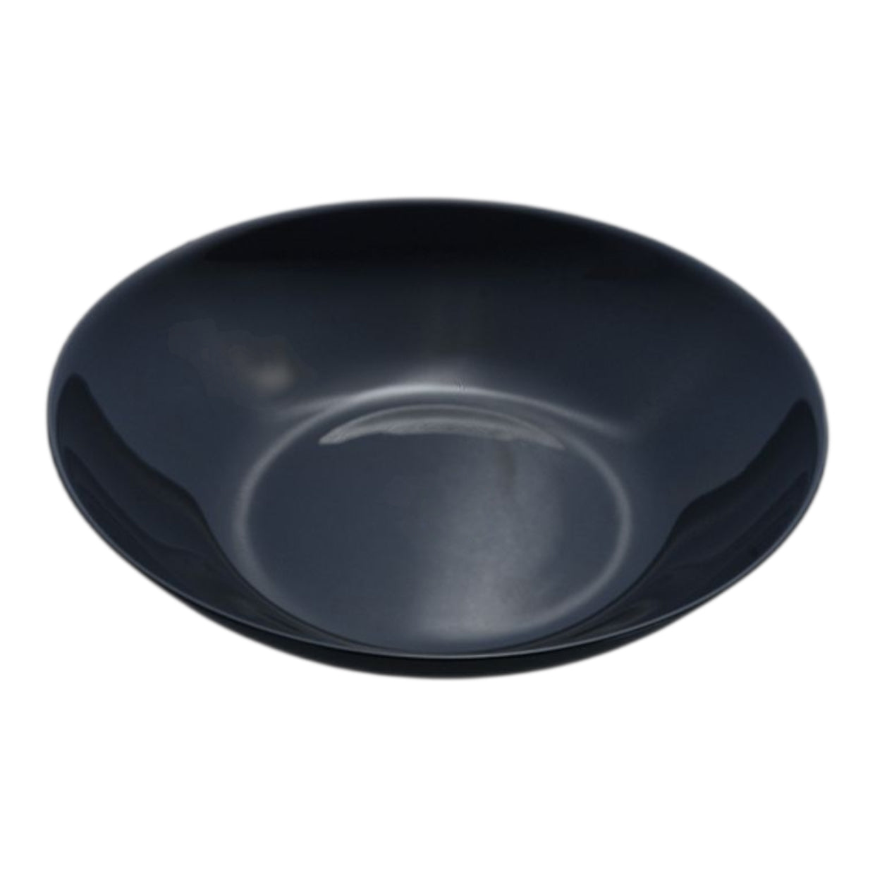 Opal Black Soup Plate