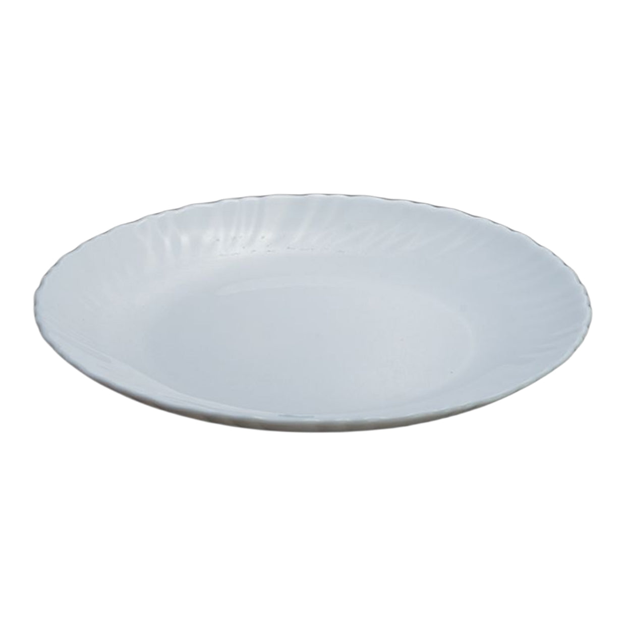 Opal White Dinner Plate