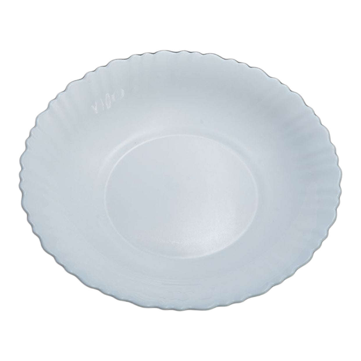 Opal White Soup Plate