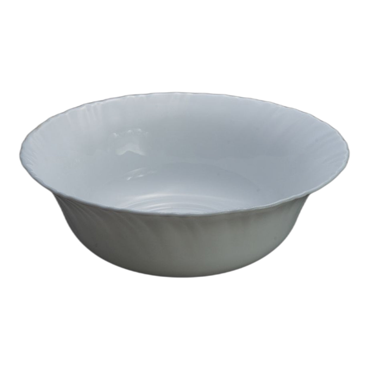 Opal White Salad Bowl