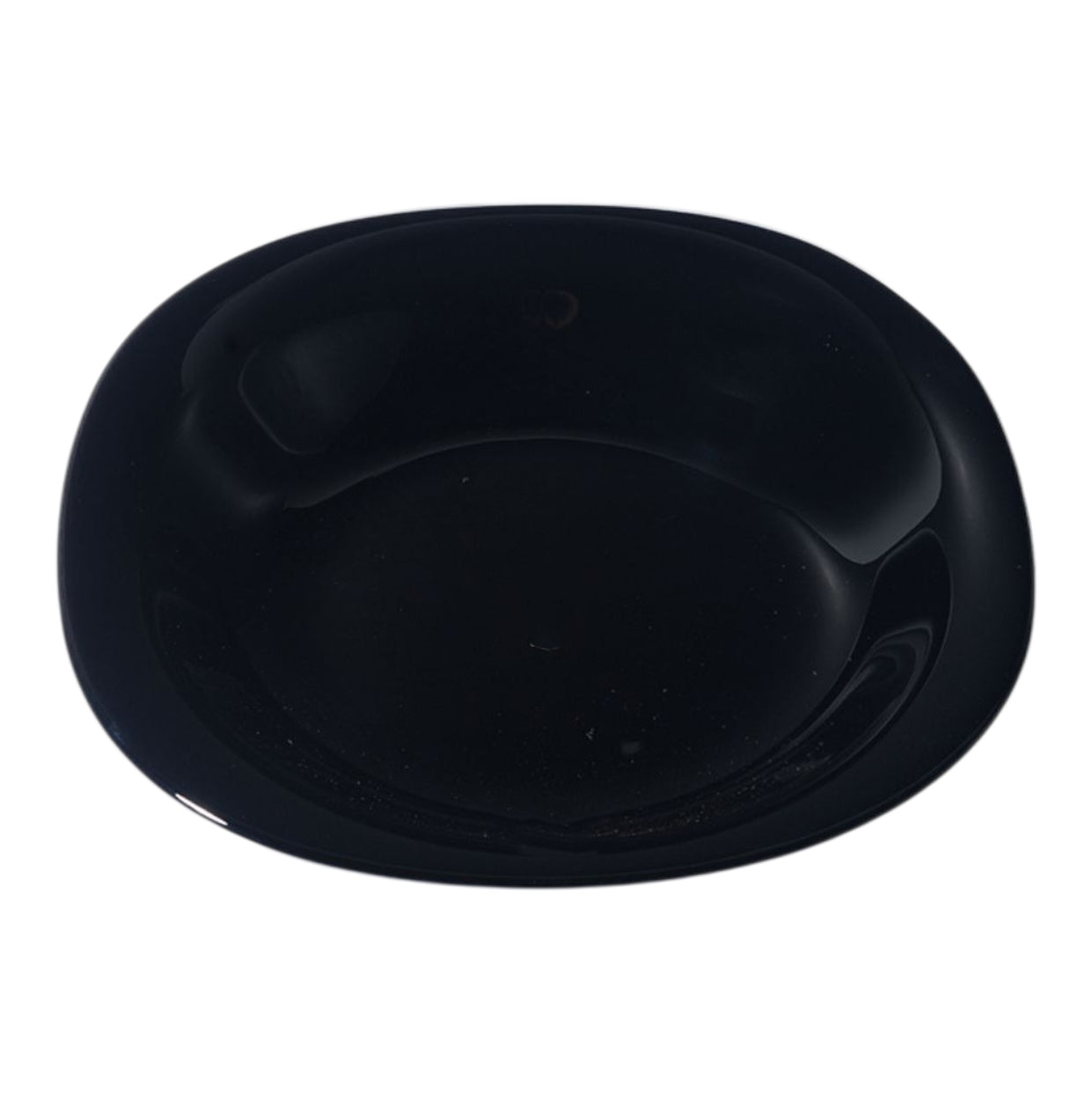Opal Black Soup Plate