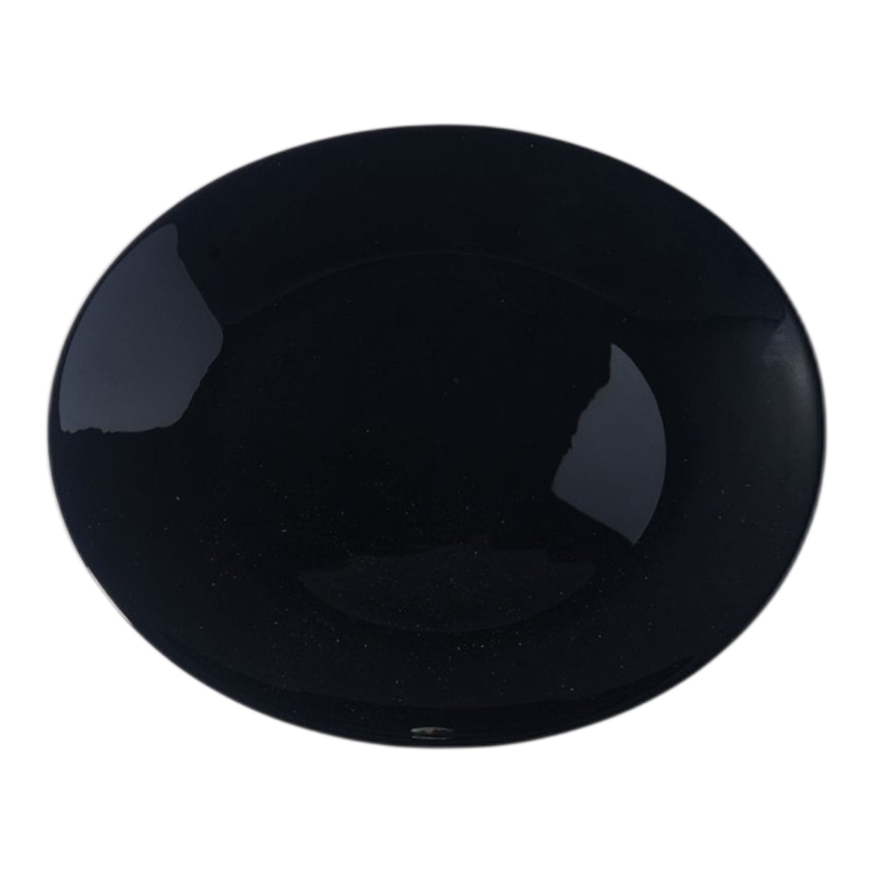Opal Black Dinner Plate