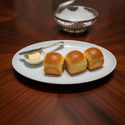 Opal White Dinner Plate