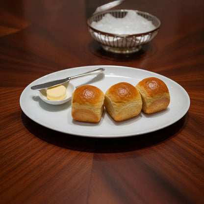 Opal White Dinner Plate