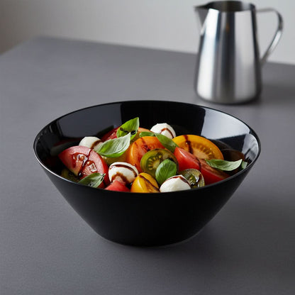 Opal Black Salad Bowl